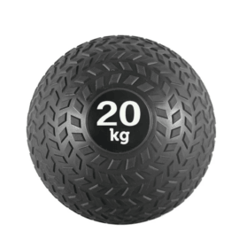 A 20kg slam ball with a tire design.