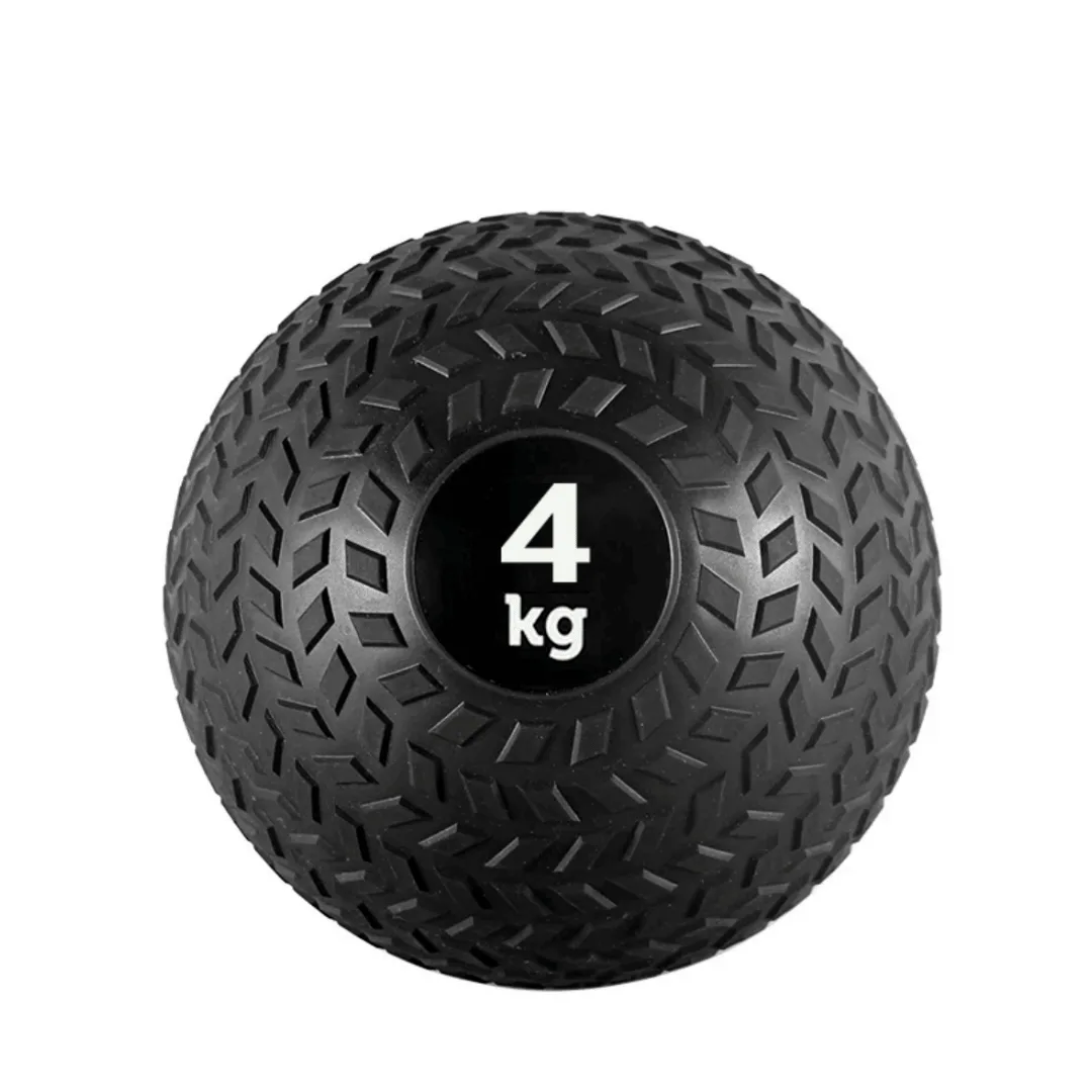 A 4kg slam ball with a tire design.