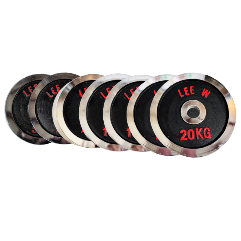Weight Plates in Red Chrome 50mm