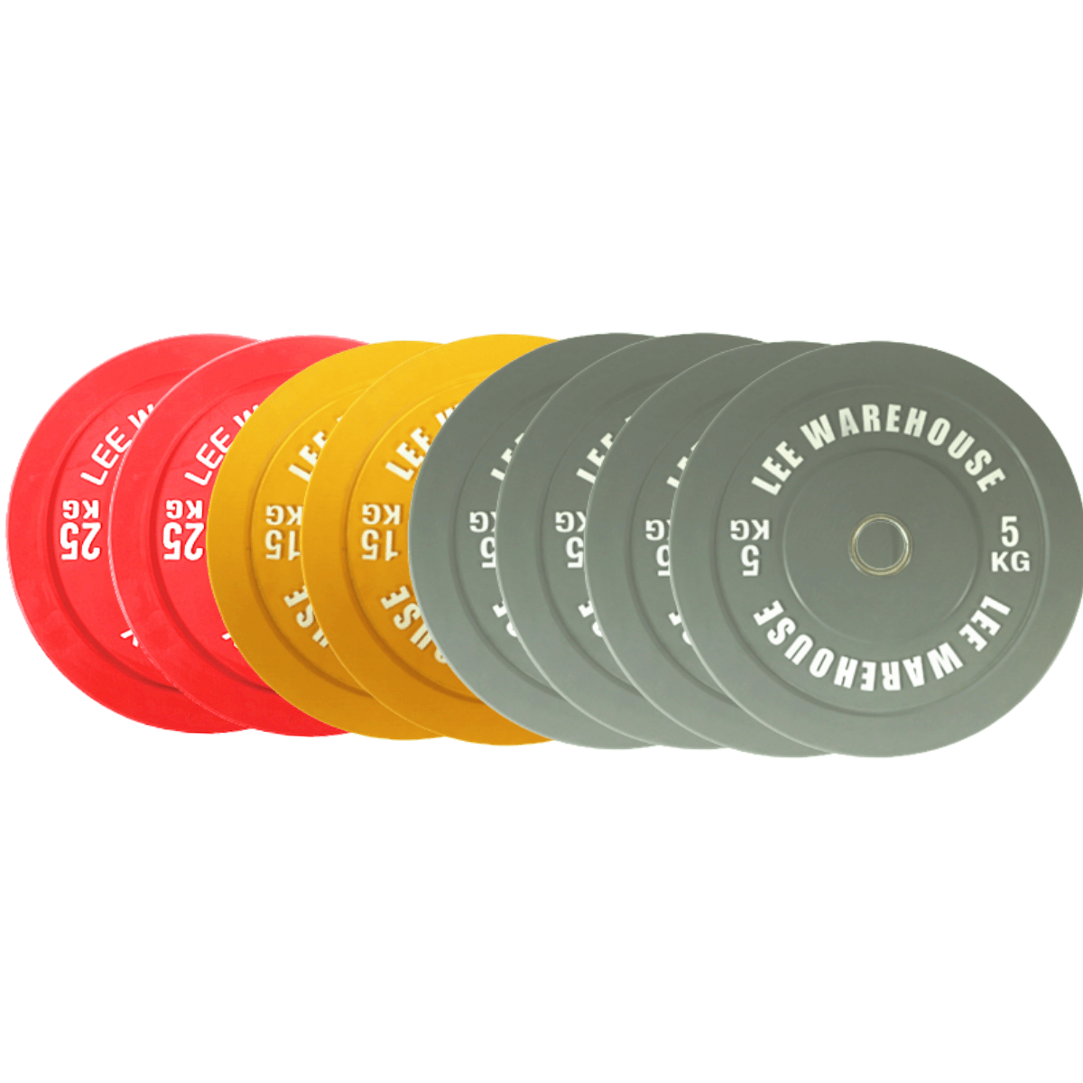 Weights Set 100KG Colorful Bumper Weights