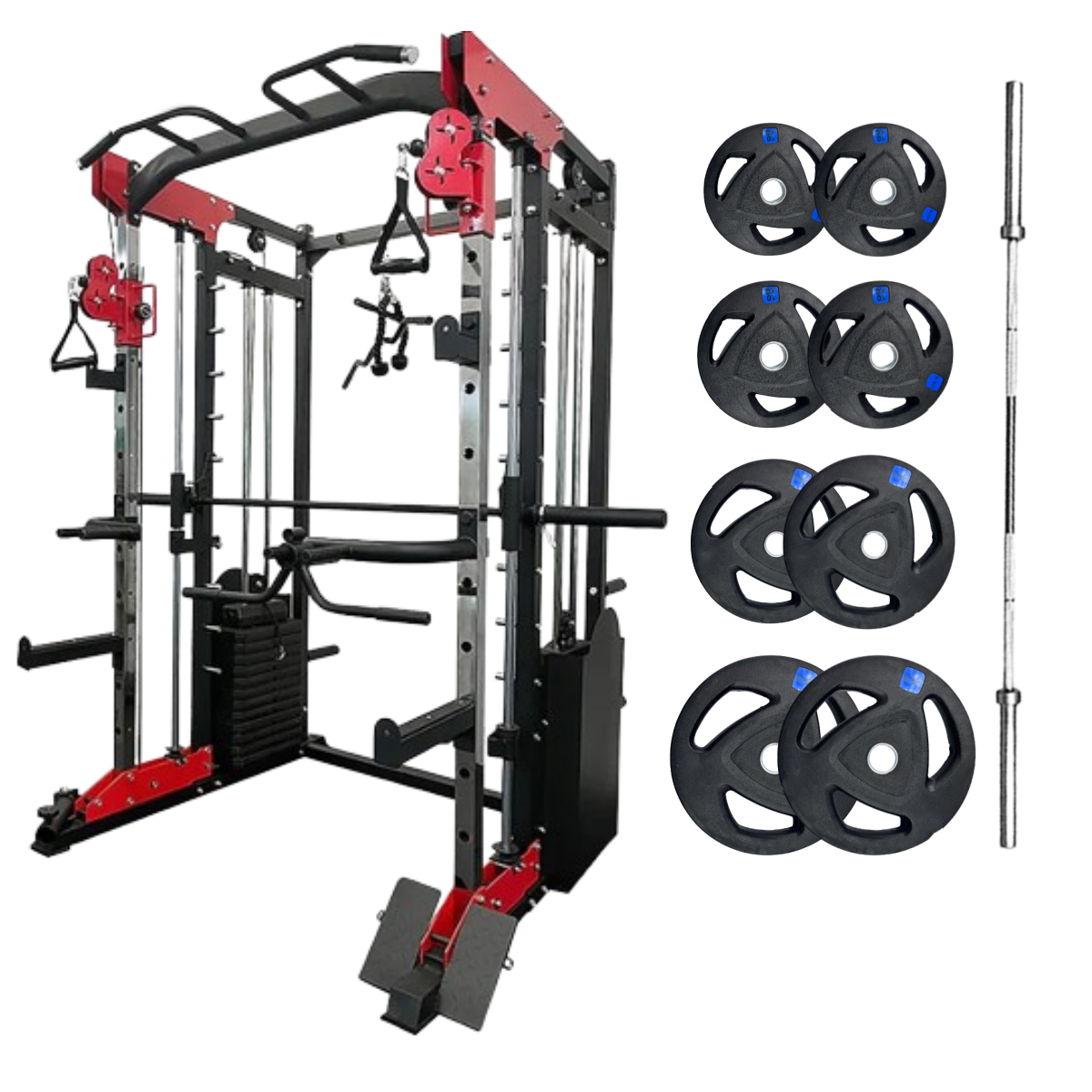 Smith Machine with 100Kg barbell Set