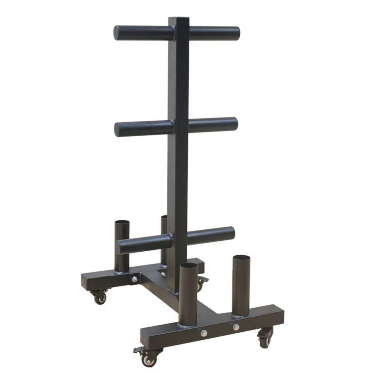 Bumper Weights Tree with Barbell Holders