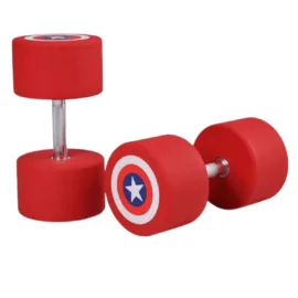 45kg round steel dumbbells