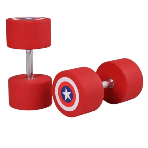 45kg round steel dumbbells
