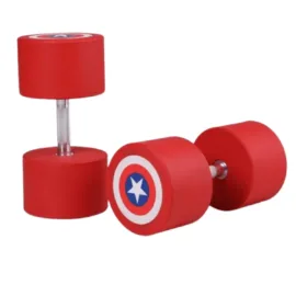 55kg steel dumbbells