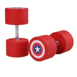 57.5kg round steel dumbbells