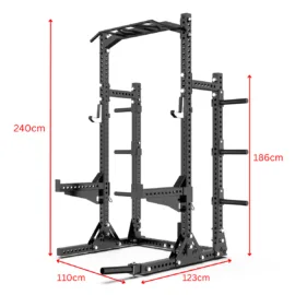 Commercial Squat Rack Model 104 Size