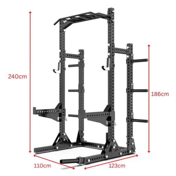 Commercial Squat Rack Model 104 Size