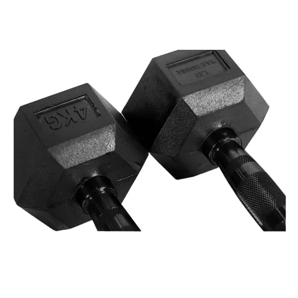 Hex dumbbell Black handle