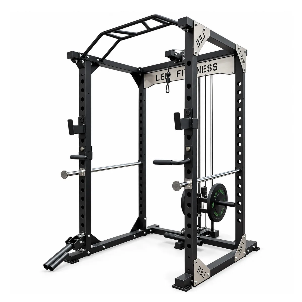Power Cage with Lat Pulldown System Model X2_04