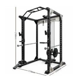 Power Cage with Lat Pulldown System Model X2_06