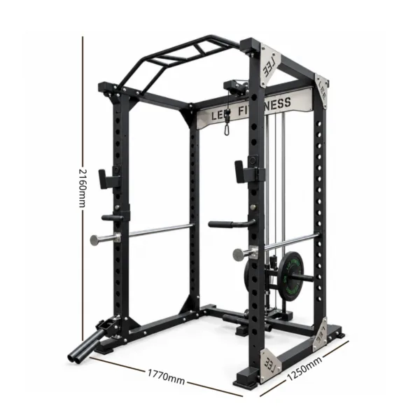 Power Cage with Lat Pulldown System Model X2_06