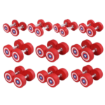Round rubber dumbbells