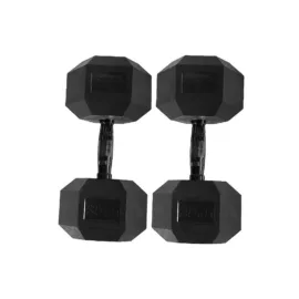 black handle dumbbell