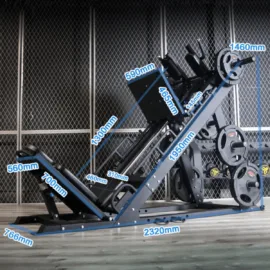 diameter of leg press