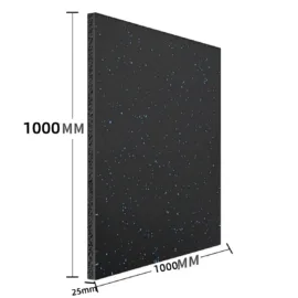 size of the rubber mats