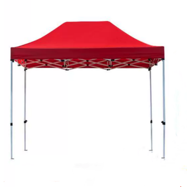 White frame Red canopy
