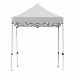 white frame with white canopy