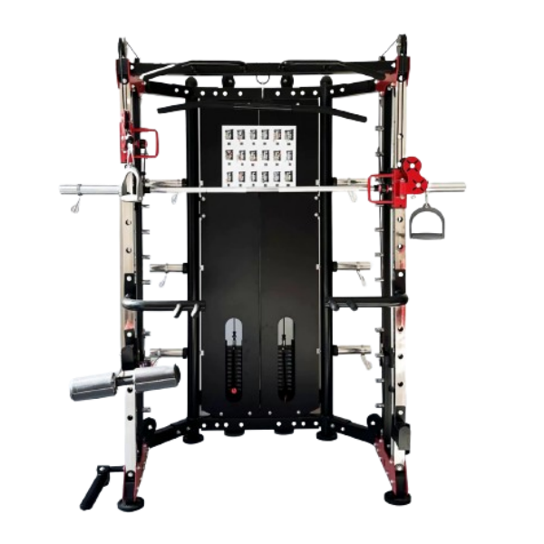 Smith machine with 70kg weights