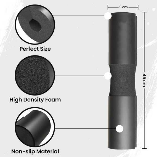 Size of the barbell pad