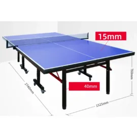 Size of table tennis