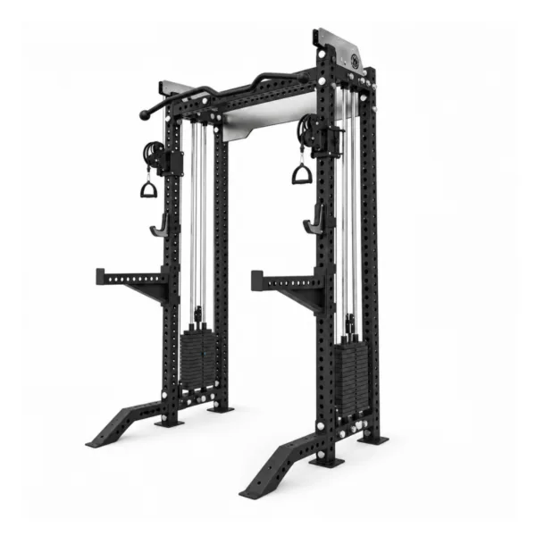 Half Rack with Cable Pulley Machine00 Half Rack with Cable Pulley Machine00