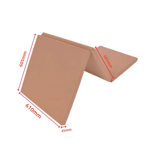 Size of exercise mats