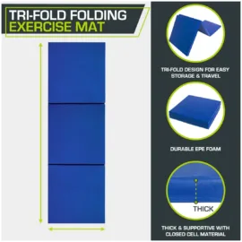 with the handle exercise mat