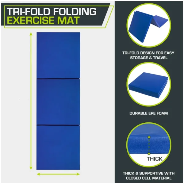 with the handle exercise mat