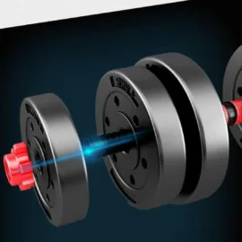 50KG Adjustable Cement Dumbbells Set - Image 3