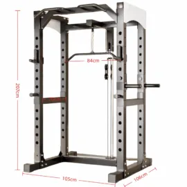Power Cage Model 005 | Rack With Lat Pulldown & Dip Handles - Image 3