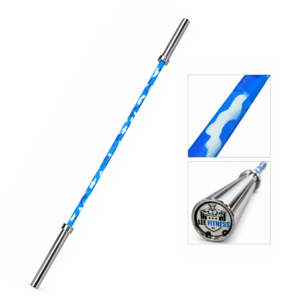Olympic Barbell Blue Camouflages 1