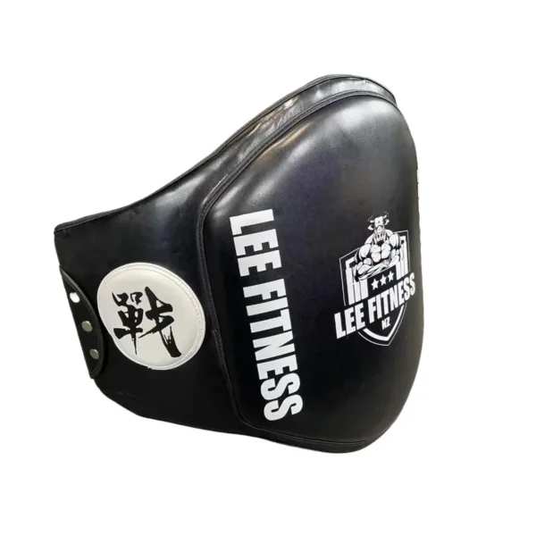 Lee Fitness body protector for boxing and martial arts training.