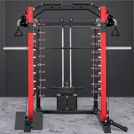 Smith Machine K1 Package 04 |100KG Plates & 500lb Barbell & Adjustable Bench & Gym Mats - Image 3
