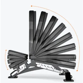 Commercial Squat Rack Set | 150KG Weights with Adjustable Bench - Image 6