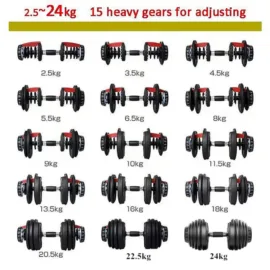 Adjustable Dumbbells 40KG | Price for One - Image 9