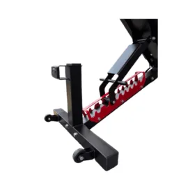 Smith Machine with Bench and 120KG Bumper Weights Set - Image 11