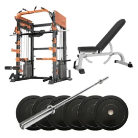 Z4 Smith Machine Package | 90KG Weights Set and Bench Model 4080 - Image 1