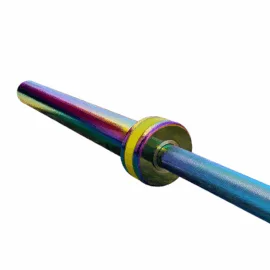 Rainbow Barbell | 2.2m 1500LB 20KG | Bearing - Image 2