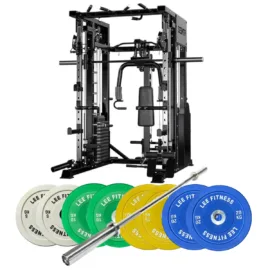 Smith Machine K5 Package 05 | 100KG Plates & 500LB Barbell - Image 1