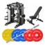 Smith Machine K9 Package 04 120KG Plates 500LB barbell Adjustable Bench00