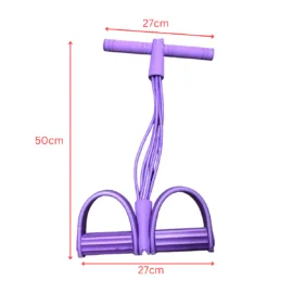 6-Tube Foot Pedal Resistance Band Size