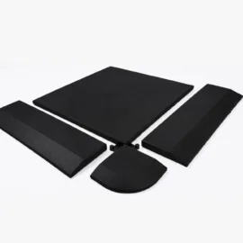 1x1m 20mm Rubber Mat Edge & Corner Accessories – Only for LW-IRMats - Image 1