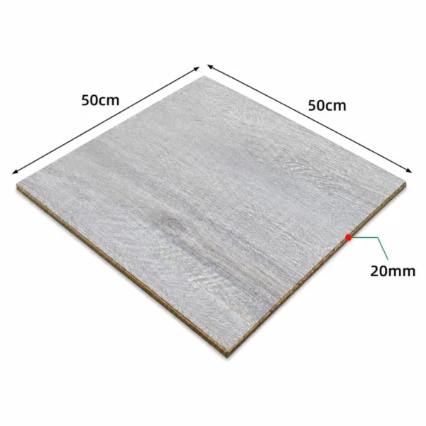 Grey Wood Grain Mat Size