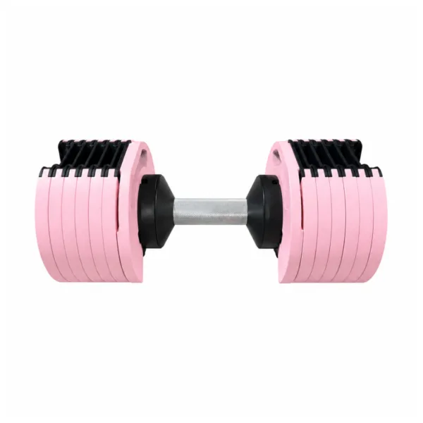 Adjustable dumbbell pink2