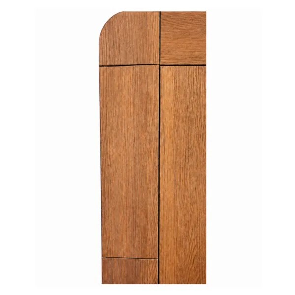 Wood Grain Rubber Flooring Mats Set3