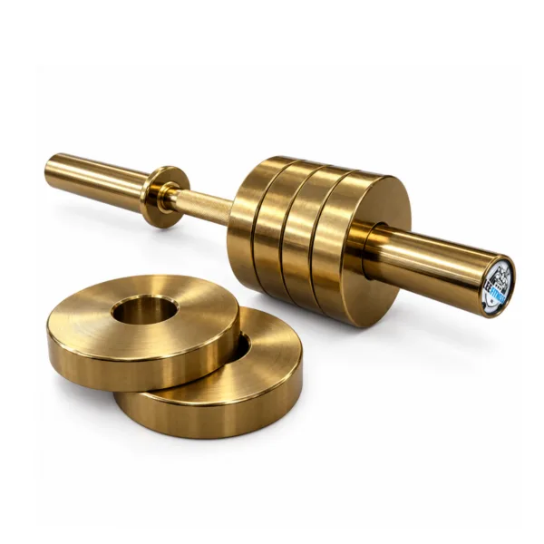 Gold Olympic Loadable Dumbbell Handles_short33